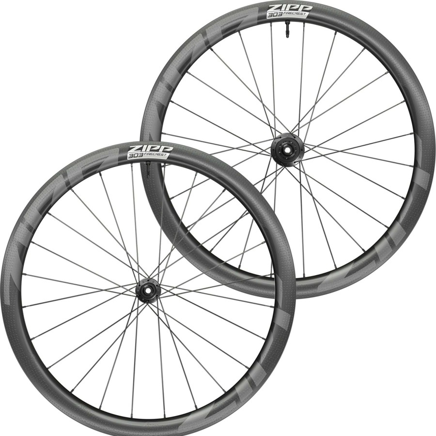 Road Bike Wheels * | Zipp Discount 303 Firecrest Carbon Tubeless Disc Brake Wheelset