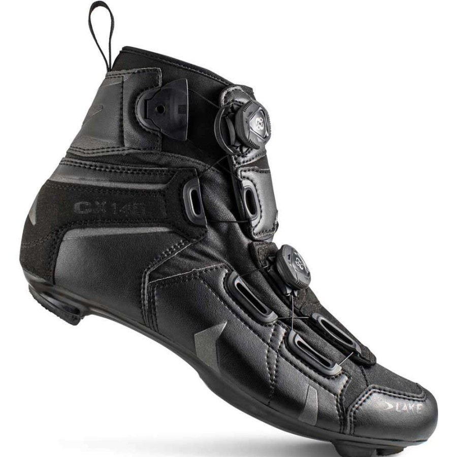 Clothing * | Lake Classical Cx145 Winter Road Shoes Black