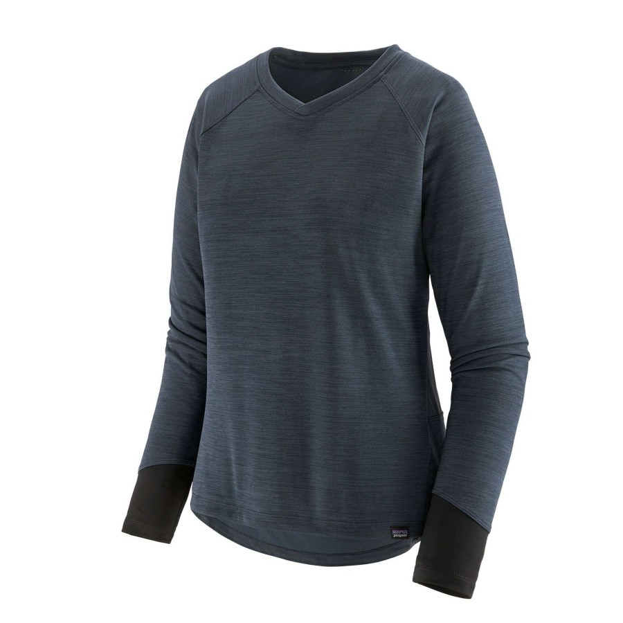 Clothing * | Patagonia Hot Sale Dirt Craft Womens Long Sleeve Jersey Smolder Blue