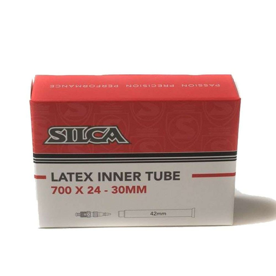 Tyres & Tubes * | Silca Hot Sale Latex Inner Tube 700 X 24-30Mm 42Mm Valve