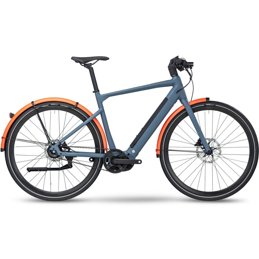 Bikes * | Bmc Cut Price 257 Amp Al One Disc Electric Hybrid Bike Powder Steel Blue