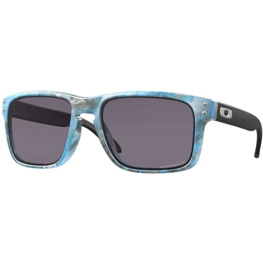 Clothing * | Oakley Featured Holbrook Sunglasses Prizm Grey Polarized Lens Sanctuary Collection Sanctuary Swirl