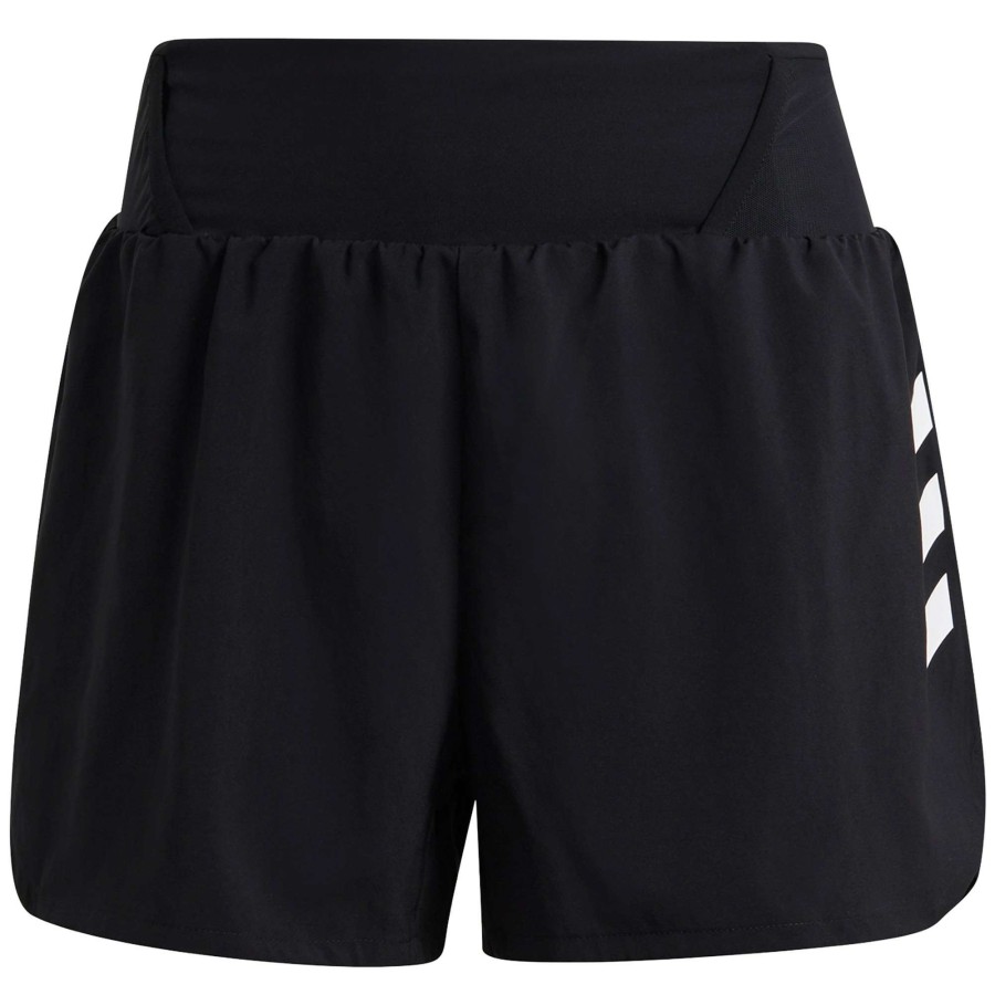 Run Clothing * | Adidas Cut Price Terrex Parley Agravic All-Around Womens Run Short Black/White