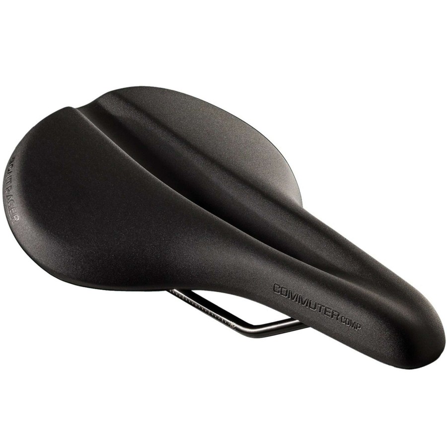 Components * | Bontrager Shop Commuter Comp Bike Saddle Black