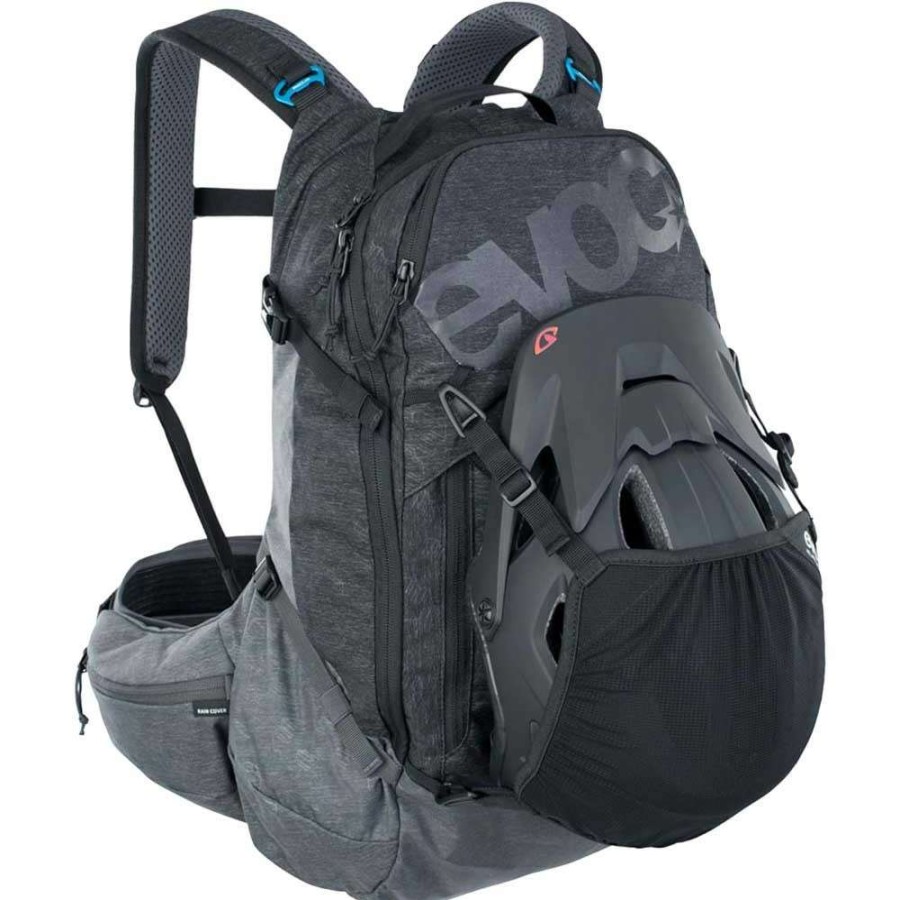 Bike Bags & Luggage * | Evoc Gift Selection Trail Pro Protector Backpack 26L Black/Grey