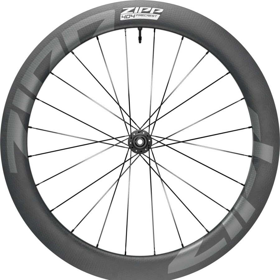 Road Bike Wheels * | Zipp Discount 404 Firecrest Carbon Tubeless Cl Disc Brake Front Wheel