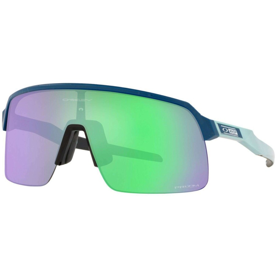 Clothing * | Oakley Latest Fashion Sutro Lite Sunglasses Prizm Road Jade Lens Mathieu Van Der Poel Matte Poseidon Gloss Splatter