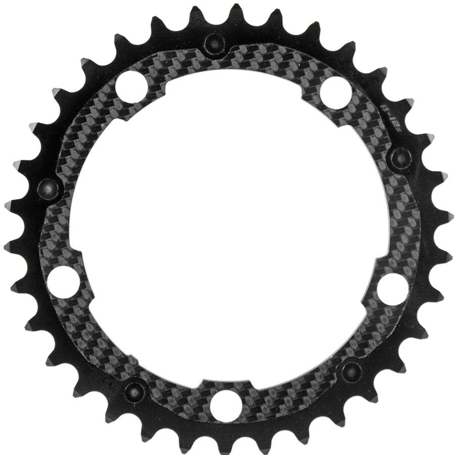 Components * | Carbon-Ti High Quality X-Carboring 34 X 110 4 Arm Chainring