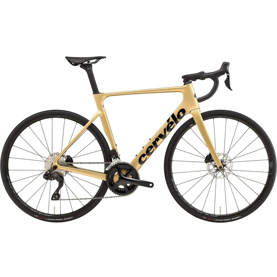 Bikes * | Cervelo Latest Fashion Soloist 105 Di2 Disc Road Bike 2023 Gold Dust