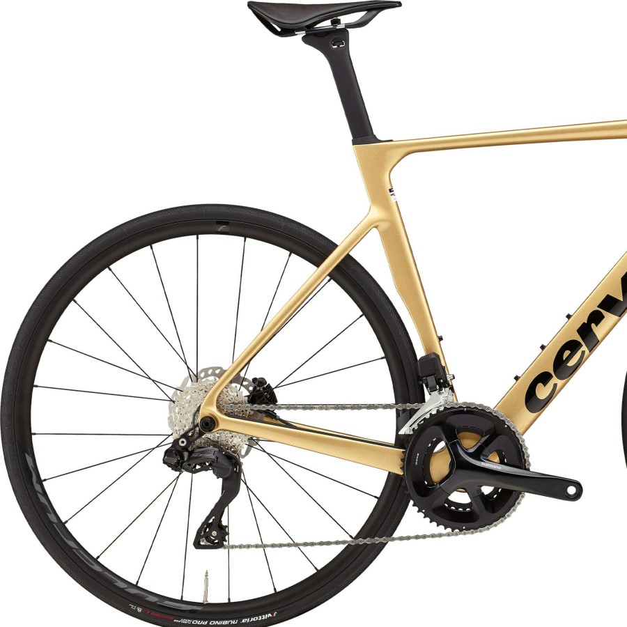 Bikes * | Cervelo Latest Fashion Soloist 105 Di2 Disc Road Bike 2023 Gold Dust