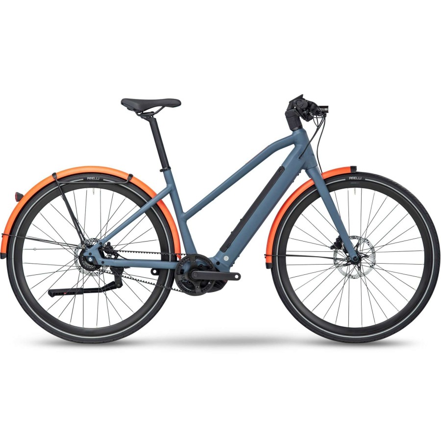 Bikes * | Bmc Featured 257 Amp Al One St Disc Electric Hybrid Bike Powder Steel Blue