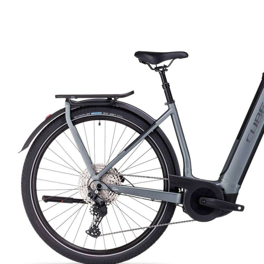 Bikes * | Cube Top Sell Kathmandu Hybrid Pro 750 Step-Thru Electric Hybrid Bike 2023 Flash Gray/Black