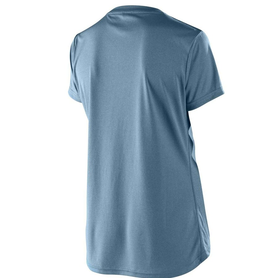 Clothing * | Troy Lee Designs Featured Lilium Womens Short Sleeve Jersey Blue