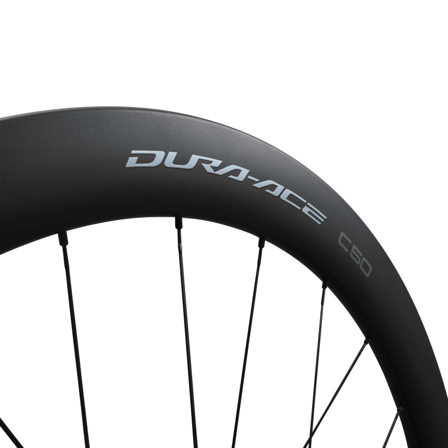 Road Bike Wheels * | Shimano Flash Sale Dura-Ace R9270 C50 Tubeless Cl Disc Rear Wheel