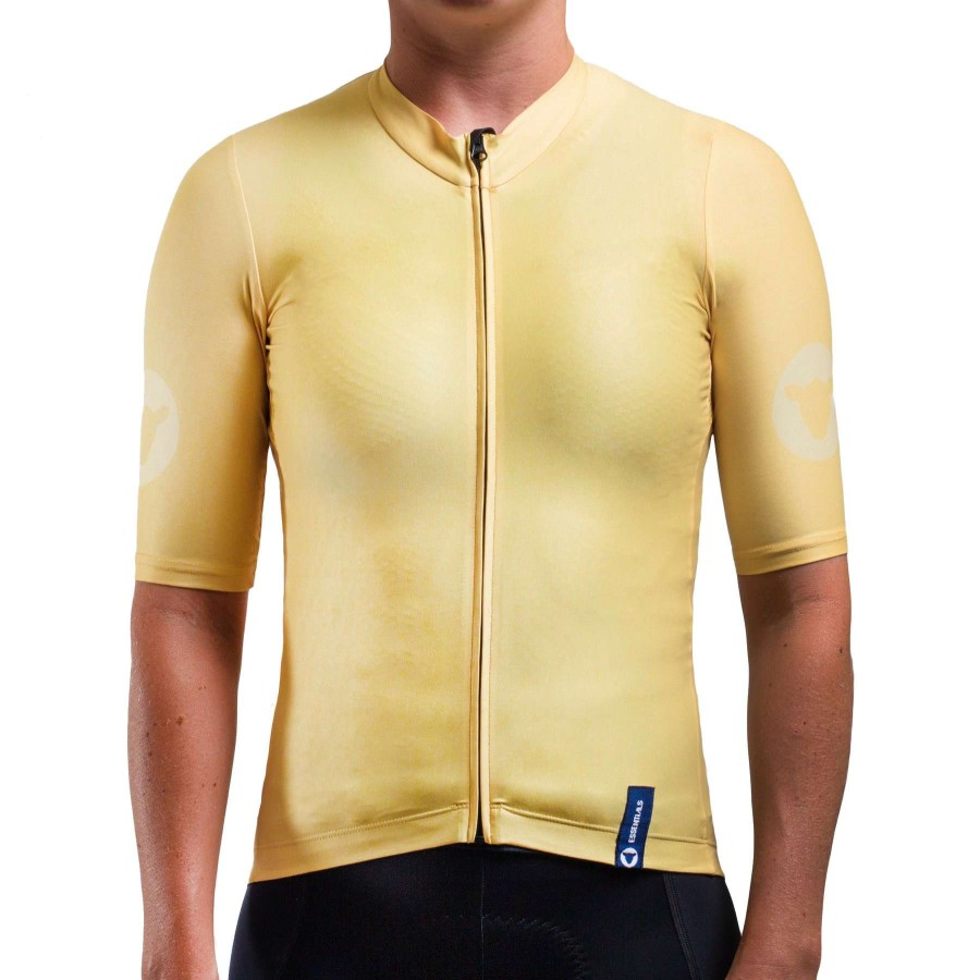 Clothing * | Black Sheep Cycling Shop Team Collection Block Womens Short Sleeve Jersey Yellow