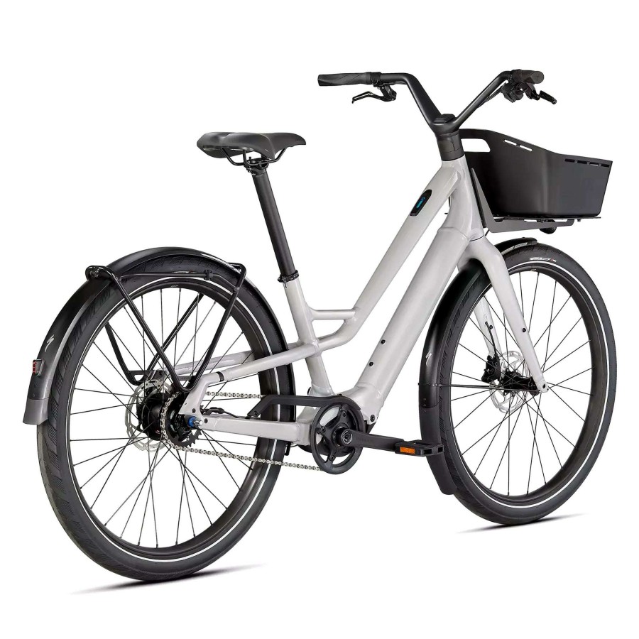 Bikes * | Specialized Flash Sale Turbo Como Sl 4.0 Electric Hybrid Bike 2023 Dove Grey/Transparent