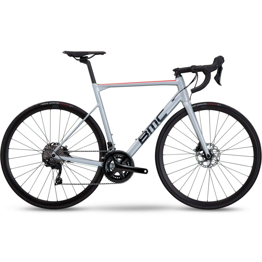 Bikes * | Bmc Hot Sale Teammachine Alr Two Disc Road Bike Metallic Silver/Black