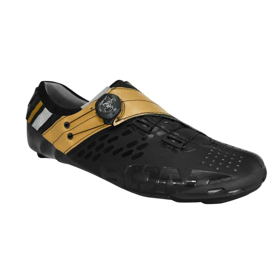 Clothing * | Bont Bargain Sale Helix Road Shoes Black/Gold