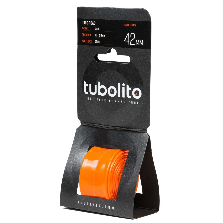 Tyres & Tubes * | Tubolito Discount Store Tubo Road Inner Tube 18-28Mm Presta Orange