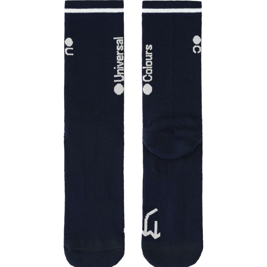 Clothing * | Universal Colours Discount Merino Socks 2 Pack Heavy Dark Brown / Navy Blue