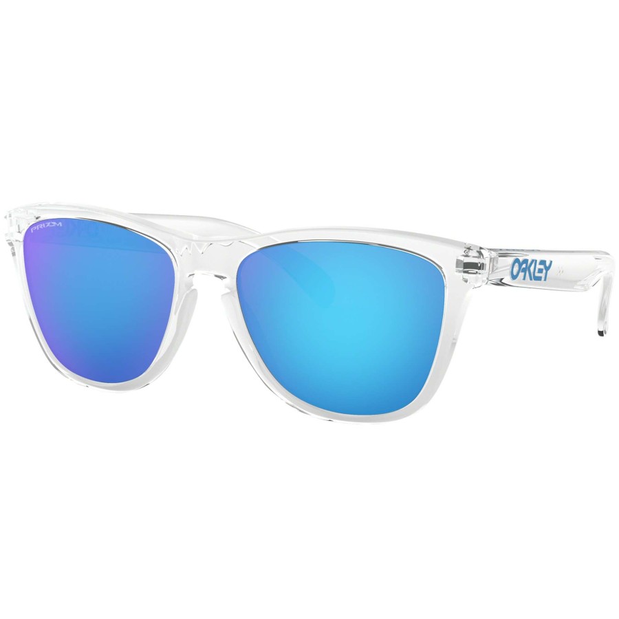 Clothing * | Oakley Crazy Deals Frogskins Sunglasses With Prizm Sapphire Lens Crystal