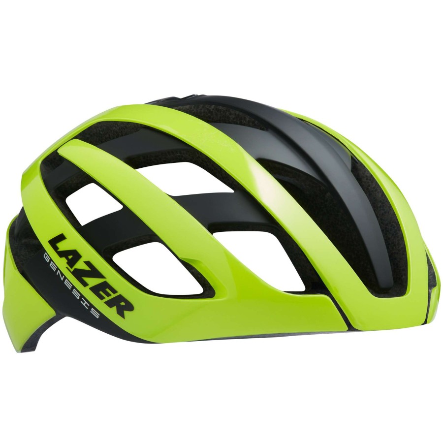 Clothing * | Lazer Cheap Online Genesis Helmet Flash Yellow