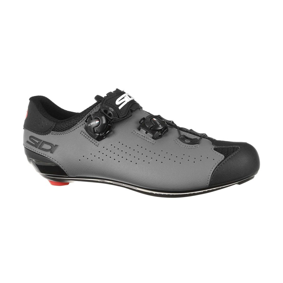 Clothing * | Sidi Sale Genius 10 Mega Road Cycling Shoes Black/Grey/Black