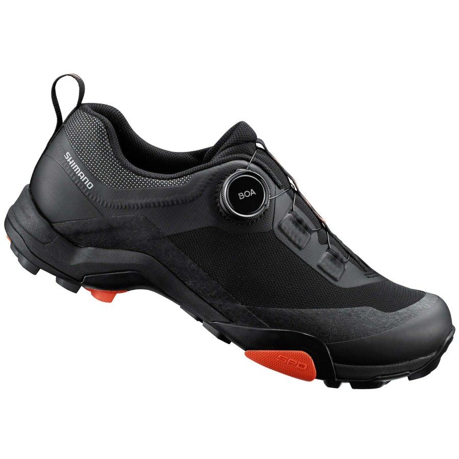 Clothing * | Shimano Flash Sale Mt7 Spd Mtb Shoes Black