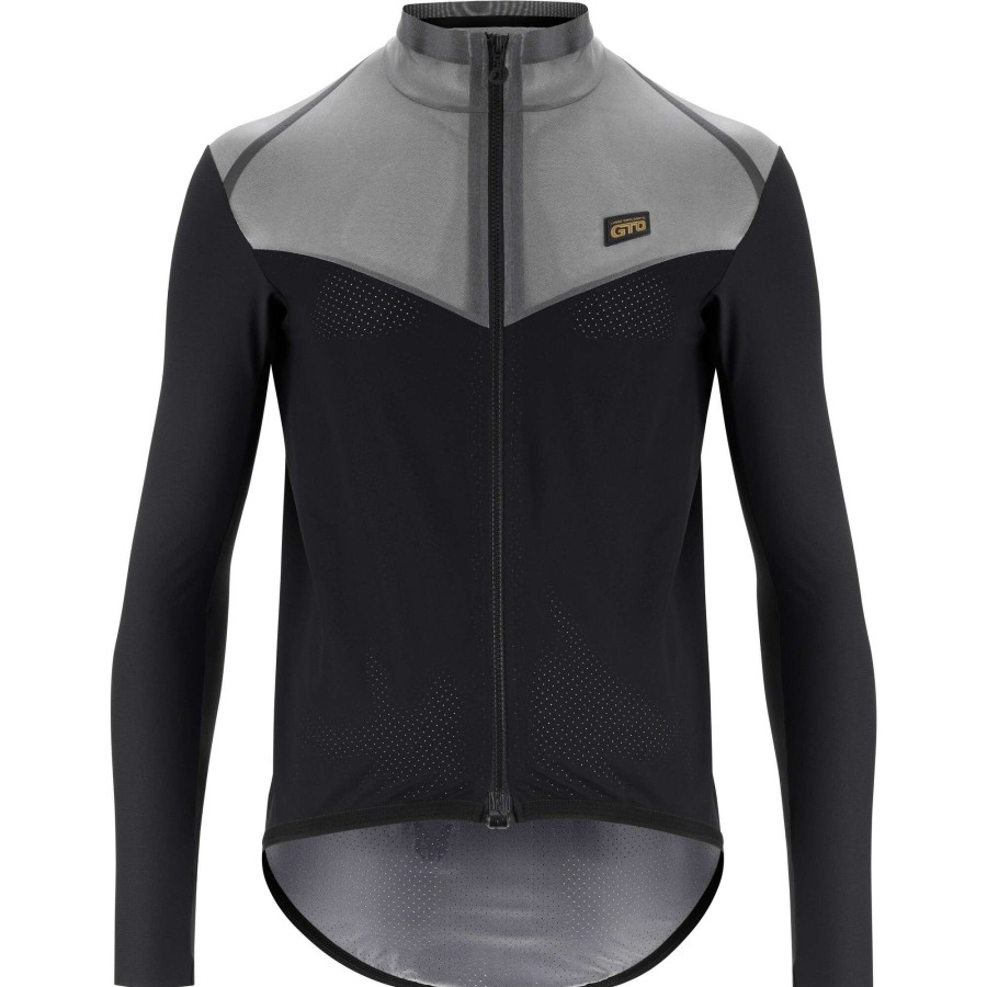 Clothing * | Assos Bargain Sale Mille Gto C2 Fuchsrohre Shell Jacket Black Series