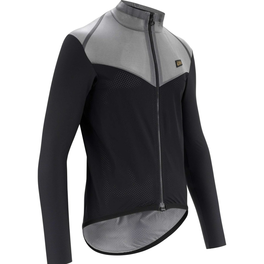 Clothing * | Assos Bargain Sale Mille Gto C2 Fuchsrohre Shell Jacket Black Series