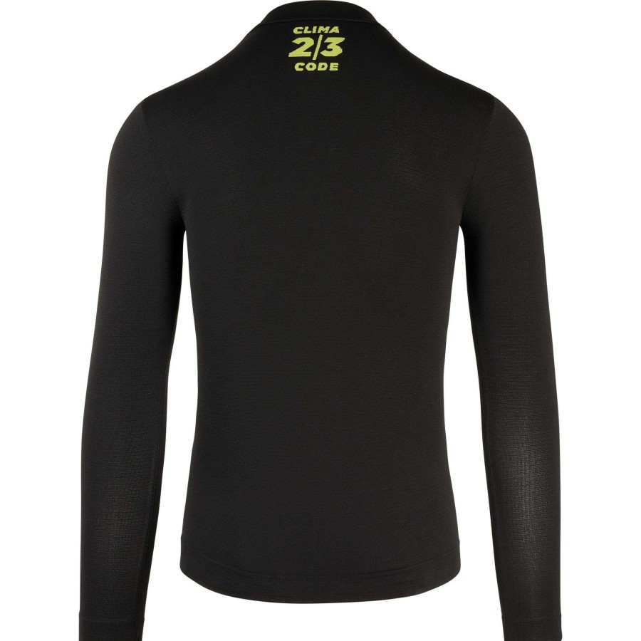 Clothing * | Assos Featured Spring Fall Skin Long Sleeve Base Layer Black Series