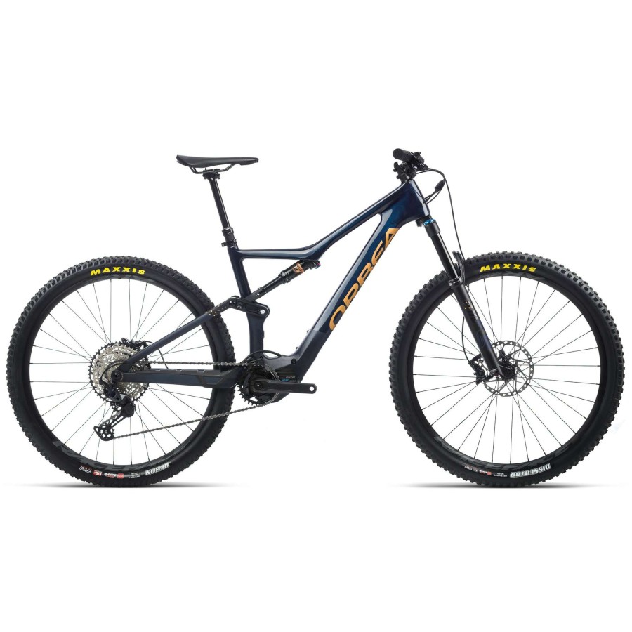 Bikes * | Orbea Latest Fashion Rise M20 Electric Mountain Bike 2022 Blue/Gold