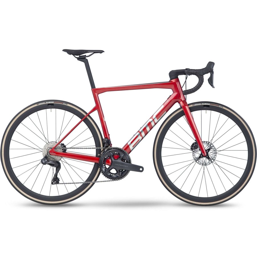 Bikes * | Bmc Hot Sale Teammachine Slr One Disc Road Bike Prisma Red/Brushed Alloy