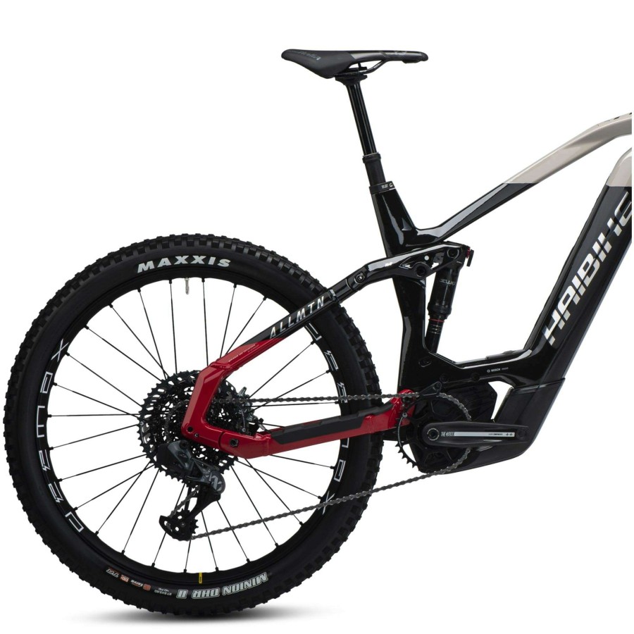 Bikes * | Haibike Sale Allmtn Cf Se Electric Mountain Bike 2022 Black/Grey/Red