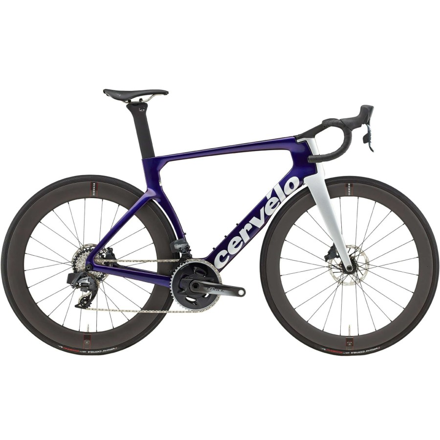 Bikes * | Cervelo Large Choice S5 Force Etap Axs Disc Road Bike 2023 Sapphire/Ice