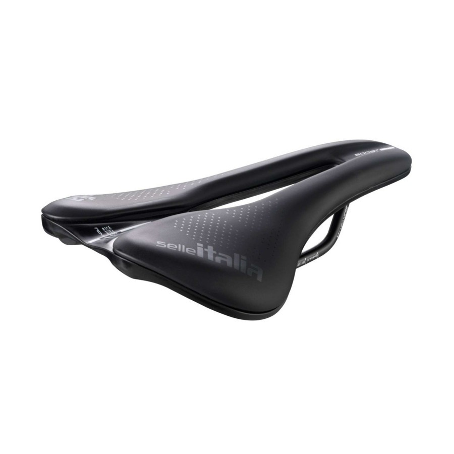 Components * | Selle Italia Closeout Sale Novus Boost Evo Tm Superflow Saddle Black