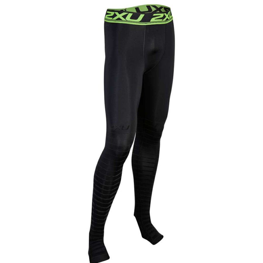 Run Clothing * | 2Xu High Quality Power Recovery Compression Tight Black/Black