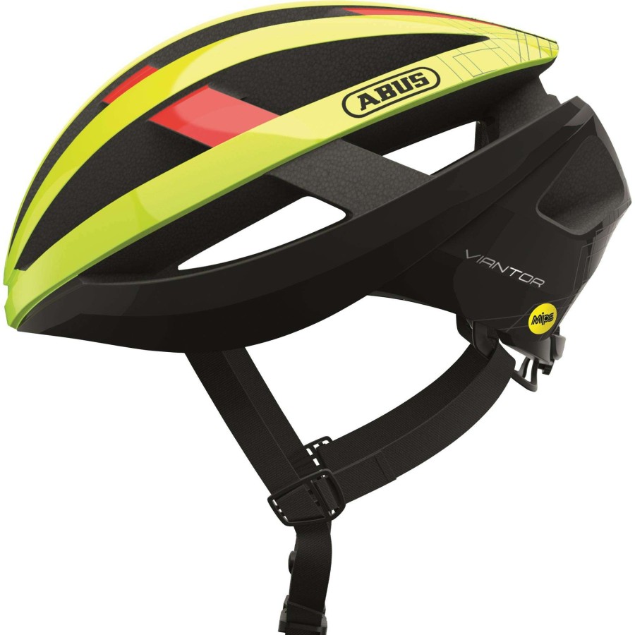 Clothing * | Abus Exquisite Gifts Viantor Mips Road Helmet Yellow