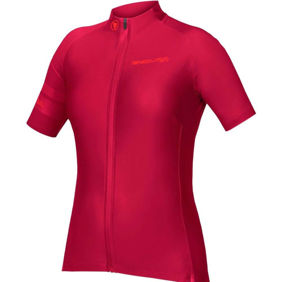 Clothing * | Endura Bargain Sale Pro Sl Ii Womens Short Sleeve Jersey Berry