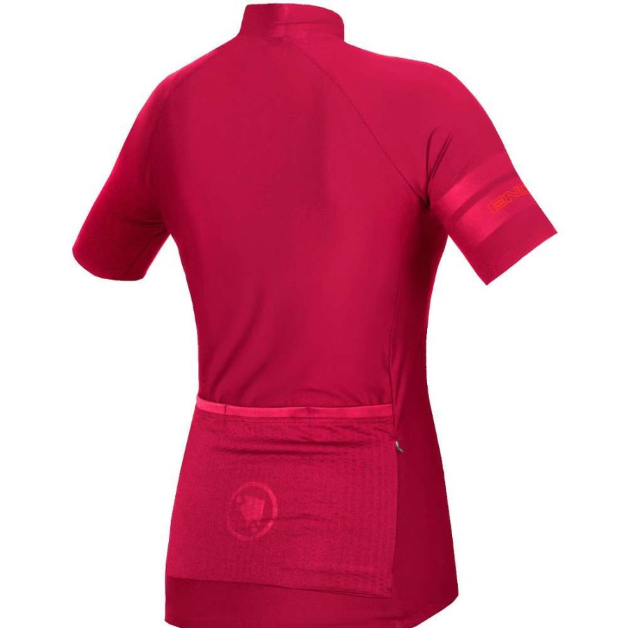 Clothing * | Endura Bargain Sale Pro Sl Ii Womens Short Sleeve Jersey Berry