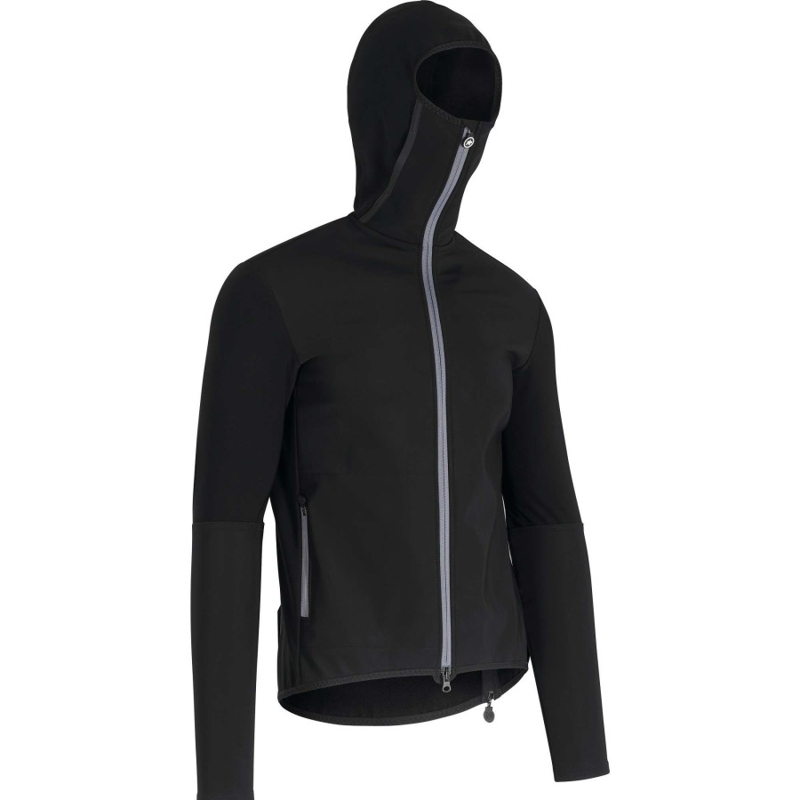 Clothing * | Assos Shop Trail Winter Softshell Jacket Black Series