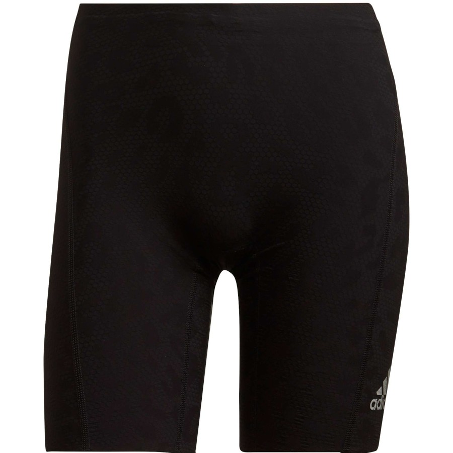 Run Clothing * | Adidas Discount Store Primeweave Tgt Womens Run Short Black