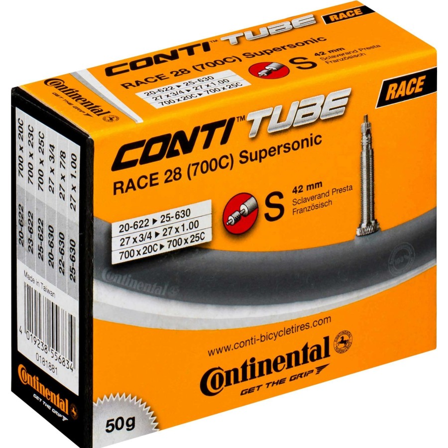 Tyres & Tubes * | Continental Cheap Online R28 Supersonic 700 20-25C Inner Tube 42Mm Presta Valve